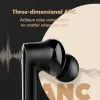 Bezprzewodowe słuchawki TWS T06 ANC ENC Czarne