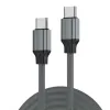 Kabel szybkiego ładowania z TPE 2x USB-C 65W PD 2M