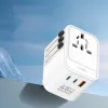 Uniwersalny adapter podróżny GaN 45W 2xUSB-C USB-A