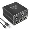 Rozdzielacz Ethernet RJ45 1 do 4 SP-SG104 Gigabit