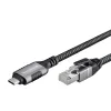 Karta sieciowa USB-C Gigabit, kabel adapter 8m