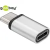 Adapter USB-C na microUSB 2.0 Goobay SREBRNY