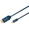 CLICKTRONIC Kabel DisplayPort DP - mini DP 1m