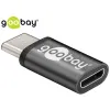Adapter USB-C na microUSB 2.0 Goobay CZARNY