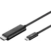 Kabel USB-C 3.1 - HDMI Goobay 1,8m czarny