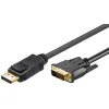 Kabel Display Port DP - DVI-D (24 pin) Goobay 1m