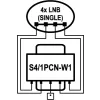 DiSEqC Spacetronik 4/1 S0401 PCN-W1