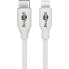 Kabel USB-C - Apple Lightning Plug Goobay Biały 2m