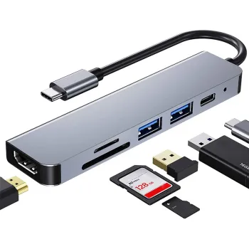 Multiport SPU-M09 USB-C HDMI USB 3.0 SD