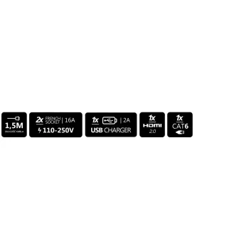 Gniazdo blatowe otwierane Spacetronik SPS-B26S