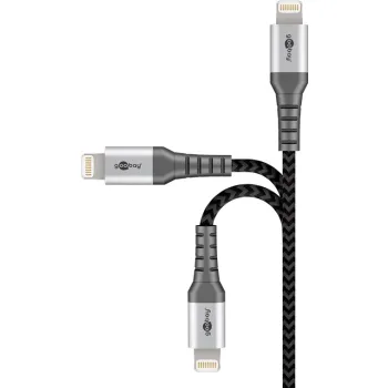 Kabel USB 2.0 - Apple Lightning Goobay TEXTIL 2m
