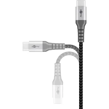 Kabel USB-C 2.0 0,48 Gb/s Goobay TEXTIL 0,5m
