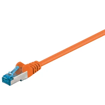 Kabel LAN Patchcord CAT 6A S/FTP Orange 7,5m