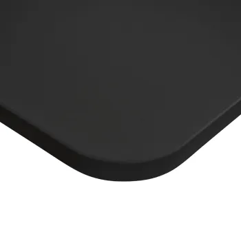 Blat biurka uniwersalny 120x60x1,8 cm Czarny