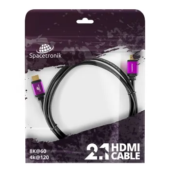 Kabel UHS HDMI 2.1 8K Spacetronik SH-SPR005 0,5m