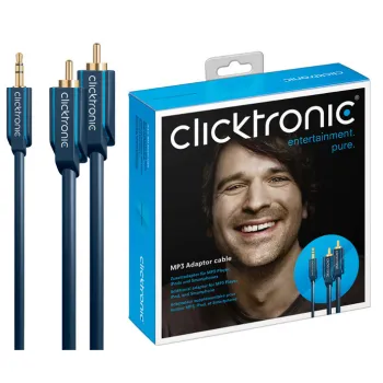 CLICKTRONIC Kabel Audio Jack 3,5mm - 2xRCA 15m