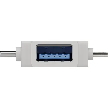 Adapter gniazdo USB-C wtyk microUSB 2.0 Goobay WHT