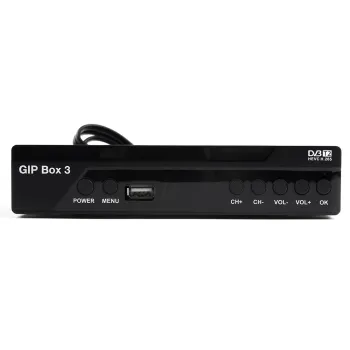 Tuner DVB-T2 GIP Box 3 Golden Interstar HEVC H265