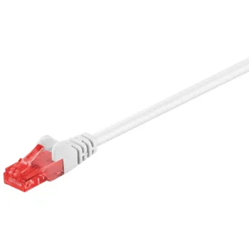 Kabel LAN Patchcord CAT 6 U/UTP biały 5m