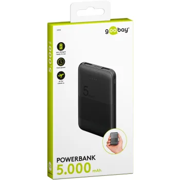 PowerBank Goobay 5000 mAh USB-C microUSB 5V 2A