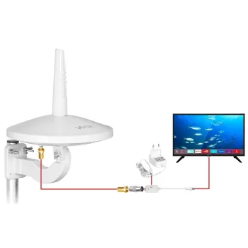 Antena VAYOX VA0066 VHF UHF dookólna DVB-T2 LTE