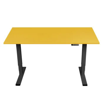 Blat biurka uniwersalny 120x60x1,8 cm Musztardowy