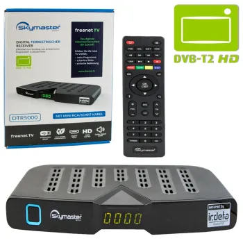 Dekoder DVB-T2 HEVC H.265 Skymaster DTR5000