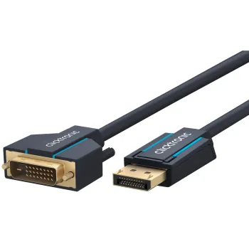 CLICKTRONIC Kabel DisplayPort DP - DVI-D (24+1) 1m