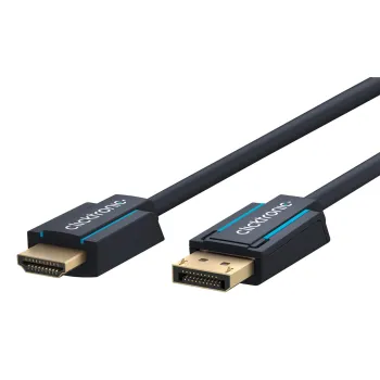 CLICKTRONIC Kabel DisplayPort DP - HDMI 2.0 4K 10m