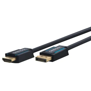 CLICKTRONIC Kabel DisplayPort DP - HDMI 2.0 4K 1m