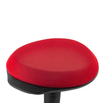 Aktywny hoker ergonomiczny Zippy (czarno-czerwony)