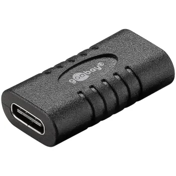 Adapter USB-C na USB-C (beczka) Goobay CZARNY
