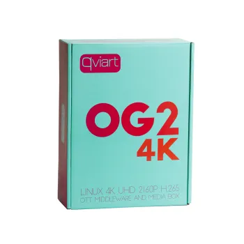 Qviart OG2 4K LINUX OTT Multistream Sat IPTV