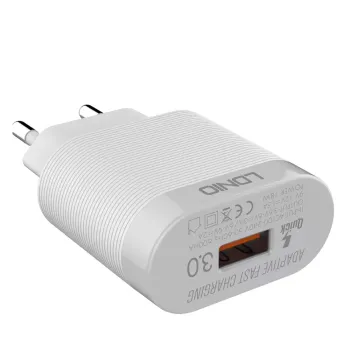 Ładowarka USB 18W PD QC3.0 kabel USB-A USB-C