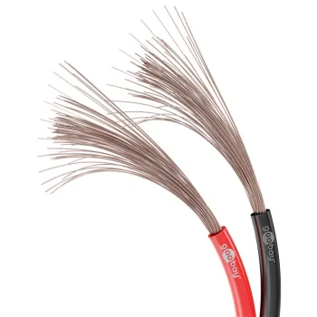 Kabel głośnikowy Goobay 2x2,5mm CCA 100m black-red