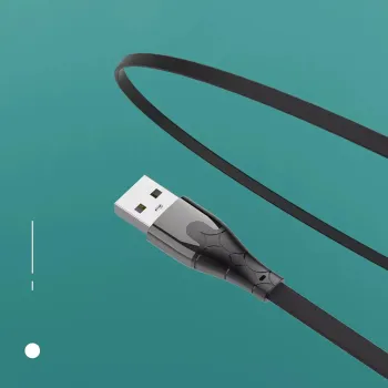 Kabel USB-A - microUSB LDNIO kątowy 90st 2m LS582M