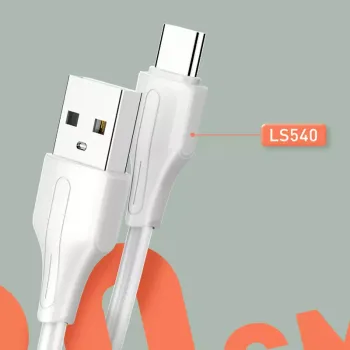 Kabel USB-A - micro-USB LDNIO 1m 2,1A biały LS541M