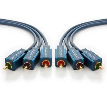CLICKTRONIC Kabel 3xRCA - 3xRCA Komponent YUV 7,5m