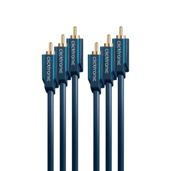 CLICKTRONIC Kabel 3xRCA - 3xRCA Komponent YUV 15m