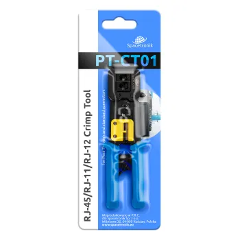 Zaciskarka przelotowa RJ45/RJ12/RJ11 PT-CT01