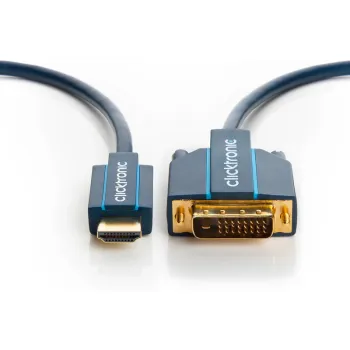CLICKTRONIC Kabel HDMI - DVI-D (24+1) 5m