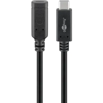 Przedłużacz USB-C 3.2 Gen2 10Gb/s 60W Goobay 1m