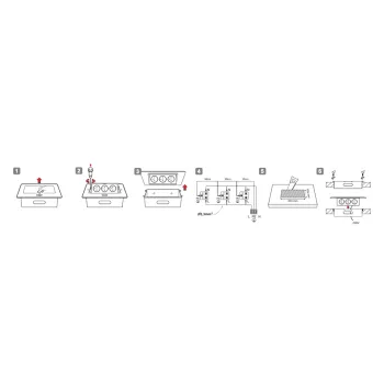 Gniazdo blatowe otwierane Spacetronik SPS-D26B