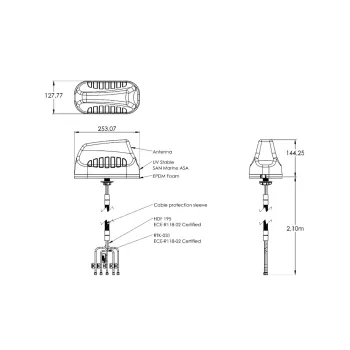 Zestaw anteny MIMO-3-12 z routerem SIR321 +ant.LTE