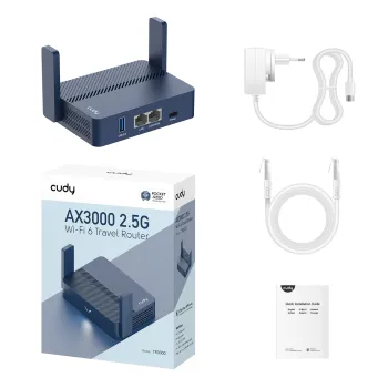 Router mobilny CUDY TR3000 Wi-Fi 6 AX3000