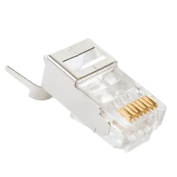 Wtyk RJ45 przelotowy kat7 S/FTP PT-RJ457SFT-15 x50