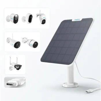 Panel solarny 6W USB-C Reolink Solar2 biały 4m