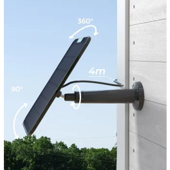 Panel solarny 6W USB-C Reolink Solar2 czarny 4m