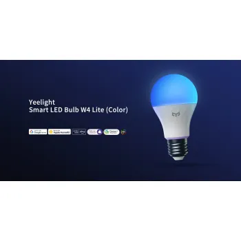 Żarówka LED E27 8W RGB Yeelight Smart W4 Lite