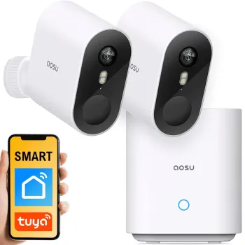 Zestaw SMART kamer Tuya Aosu SL-C6S-2H